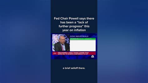 Fed Chair Powell Says There Has Been A Lack Of Further Progress This Year On Inflation Youtube