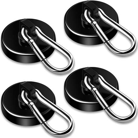 Diymag Black Magnetic Hooks Lbs Strong Heavy Duty Neodymium Magnet