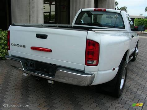 2005 Bright White Dodge Ram 3500 Slt Regular Cab Dually 24589743 Photo