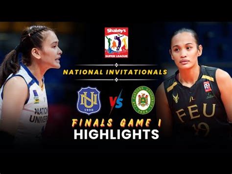 NU VS FEU Full Game Highlights FINALS Game 1 Shakeys Super League