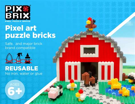 Pix Brix Pixel Art Puzzle Bricks Bundle Piece Pixel Art Kit