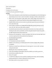 Peds Exam Review Docx Exam Over Three Systems Questions