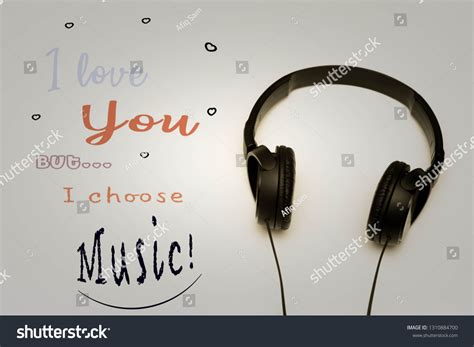 Love You Choose Music Inspirational Music Stock Photo 1310884700 ...