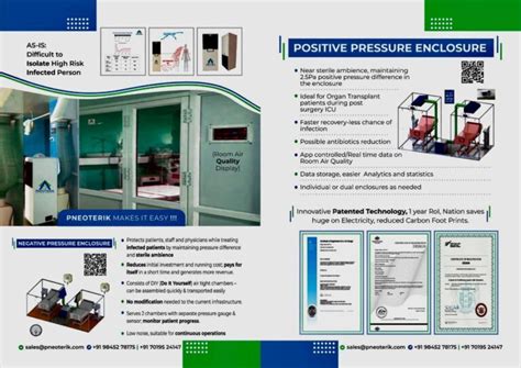 Npe Negative Pressure Enclosure Pneoterik