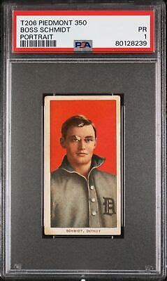 T Piedmont Boss Schmidt Portrait Psa Ebay