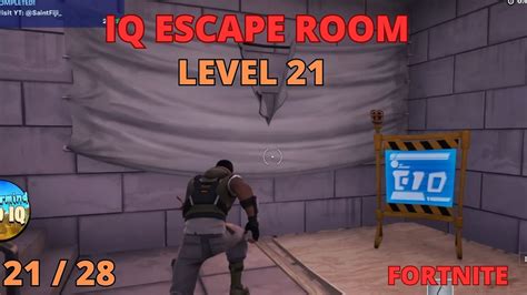 Tutorial How To Pass Level 21 On 28 Iq Escape Room Part 21 Of 28 Escape Room Iq Fortnite Iq