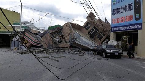 Foto Potret Mengerikan Gedung Gedung Di Taiwan Porak Poranda Akibat