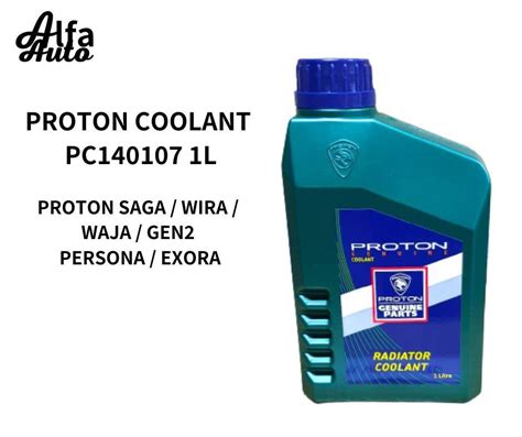 Proton Coolant Pc L Radiator Coolant Green Cecair Penyejuk