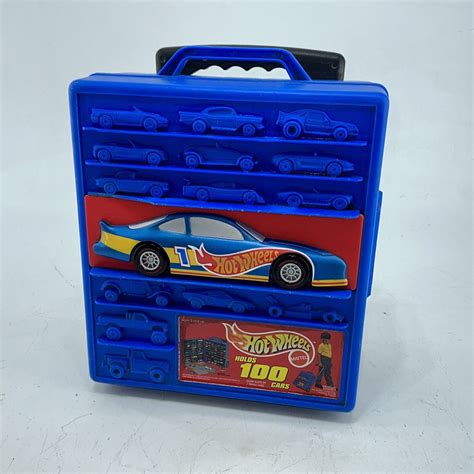 Vintage Tara HOT WHEELS Car Rolling Carrying Case W Lots Of Cars EBay