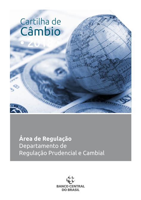 Pdf Cartilha De C Mbio O Banco Central Do Brasil Criou Esta