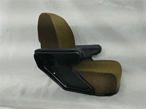 Brown Fabric Seat Assembly Topper For John Deere 4030 4230 4430 4630