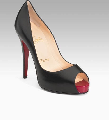 Christian Louboutin Very Prive Platform Pumps In Black Lyst