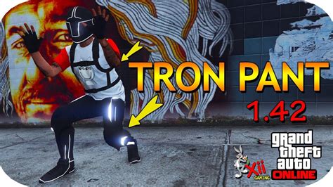 GTA 5 ONLINE NEW HOW TO GLITCH ANY SHIRT ON TRON PANT 1 42 MODDED