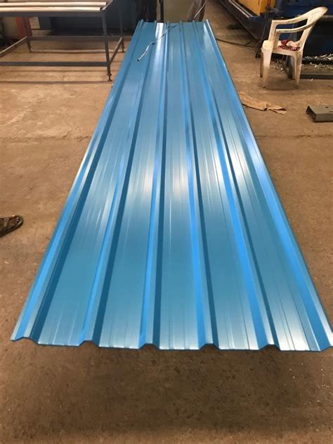 Blue Steel Galvanized Color Coated Sheet Thickness Of Sheet 050 Mm