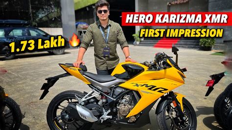 Hero Karizma XMR 2023 210cc First Impression YouTube