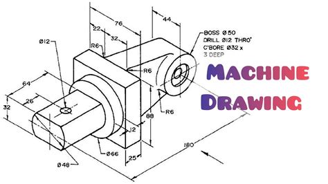 Machine Drawing 3 Orthographic Projection In Technical Drawing