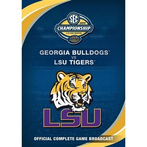 Sec Championship Game No Lsu Vs No Georgia Dvd