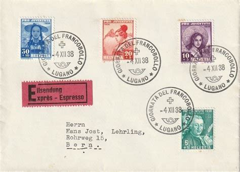 Tag Der Briefmarke 1938 Lugano Kaufen Auf Ricardo