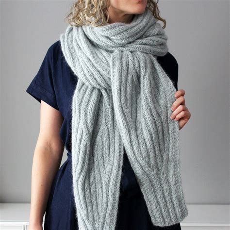 Strick Anleitung Coral Reef Wrap Tuch Schal Stola