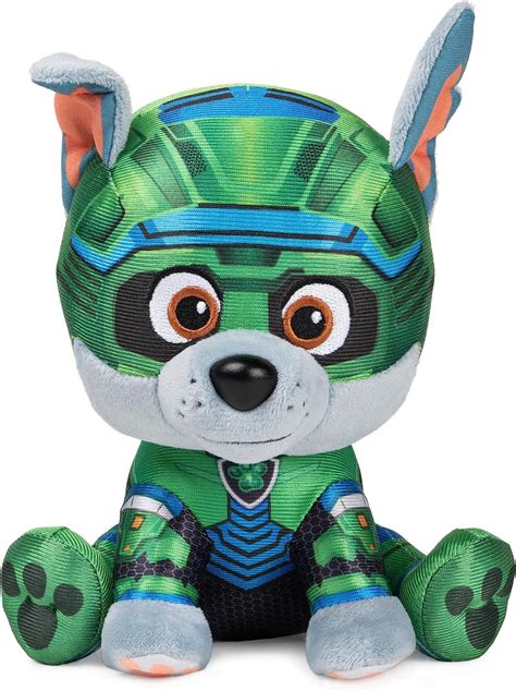 Gund Paw Patrol The Mighty Movie Rocky Stuffed Animal Officially