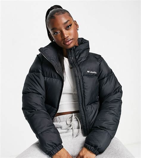 Puffer Jacket Outfit Cropped Puffer Jacket Jacket Outfits Crop