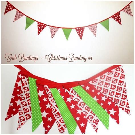 Handmade By Fab Buntings Christmas Bunting Christmas Bunting