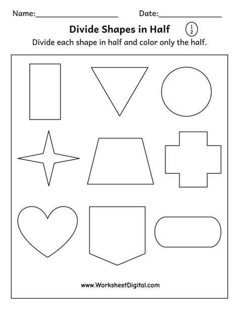 Numeracy Finding Half Worksheet Uk Worksheets Library