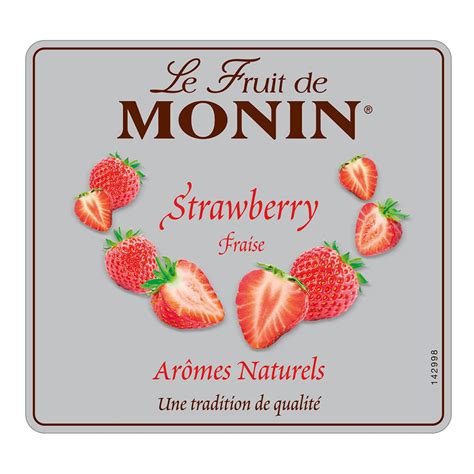 Monin Strawberry Puree 1lt