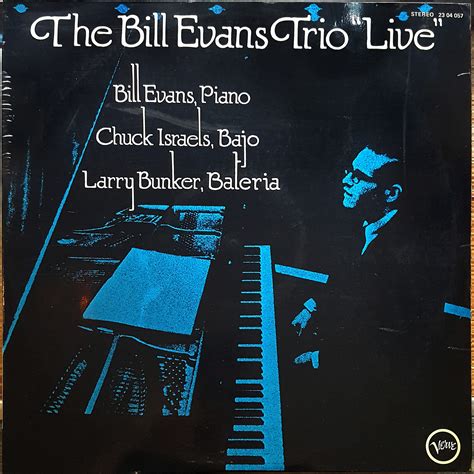 Bill Evans - The Bill Evans Trio "Live" (Vinyl) - Blue Sounds