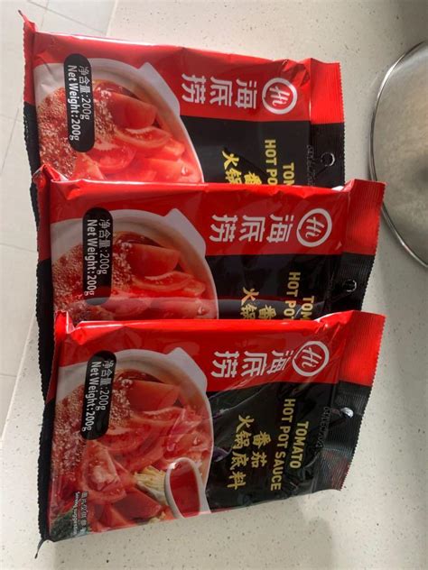 Haidilao Tomato Hot Pot Sauce Food Drinks Rice Noodles On Carousell