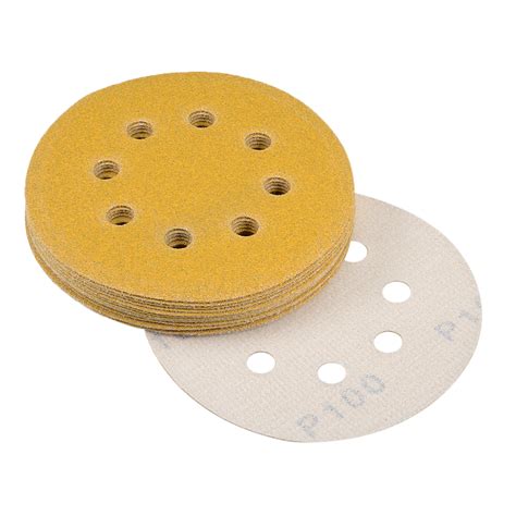 Inch Sanding Discs Grits Holes Hook And Loop Wet Dry Sandpaper