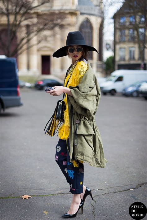 Paris Fashion Week Fw 2014 Street Style Ploy Chava Style Du Monde