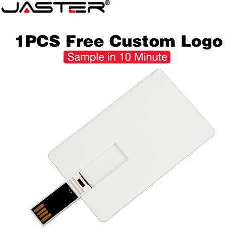 Jaster Card Usb Flash Drives Mb Free Custom Logo Pen Drive Gb