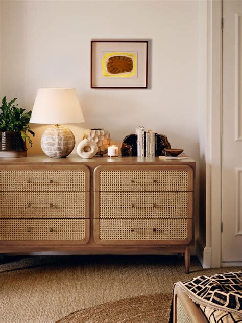 Oscar Cane Oak 6 Drawer Dresser Soho Home