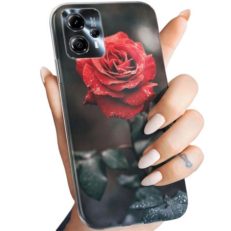 Etui Do Motorola Moto G13 G23 Wzory Róża Z Różą Rose Obudowa