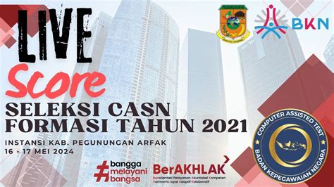 LIVE SCORE SKD SKB Seleksi CASN Formasi Tahun 2021 SMA Negeri 2