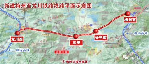 梅龙高铁线路图一览深圳之窗