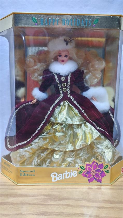 Happy Holidays Special Edition 1996 Barbie Doll New In Box Vintage Ebay