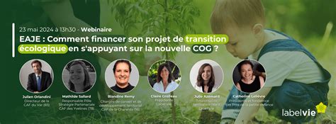 Webinaire Eaje Comment Financer Son Projet De Transition Cologique