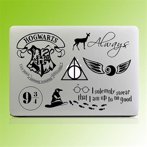 Necesario clásico Inconsistente harry potter laptop stickers Rosa micro seguridad