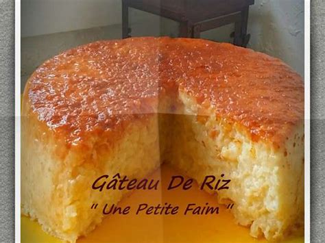 Recettes de Gâteau de Riz de Une Petite Faim