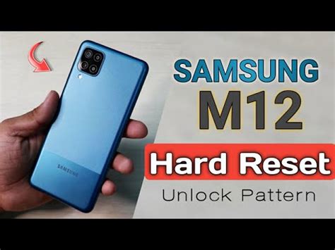 SAMSUNG M12 Hard Reset Remove Pattern Lock YouTube