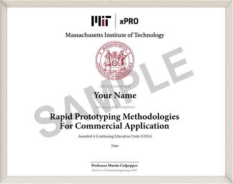 Rapid Prototyping for Product Design | MIT xPRO Online Course