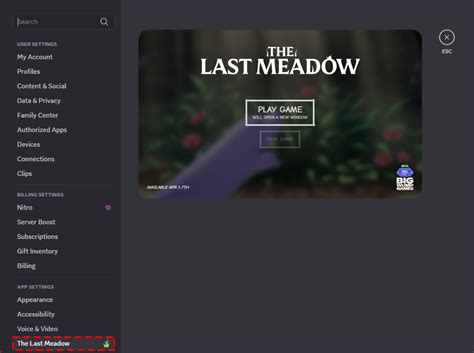 how to play touch grass on discord