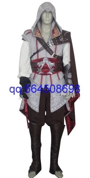 High Quality Ezio Auditore Cosplay Costume Adult Men Ezio Costume Full