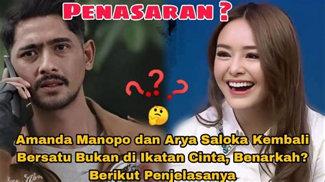 Mengejutkan Amanda Manopo Dan Arya Saloka Kembali Bersatu Berikut