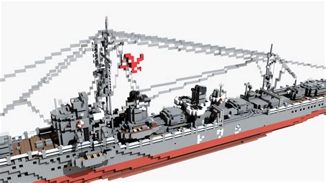 IJN Shigure 1939 [2:1 scale shiratsuyu] Minecraft Map