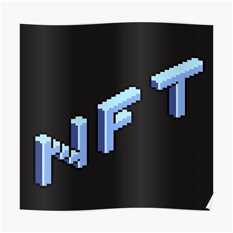 NFT Pixel Art Poster For Sale By Glucka Redbubble