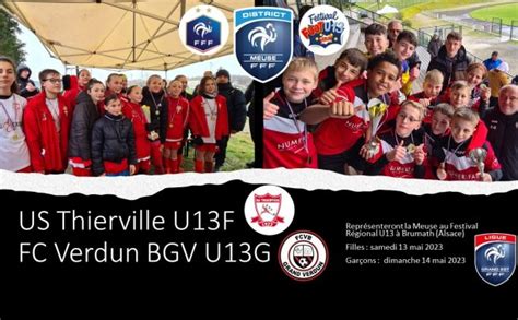 US Thierville F Et FC Verdun BGV G Vainqueurs Du Festival U13 1 04