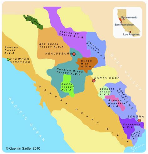 Alexander Valley California Map | secretmuseum